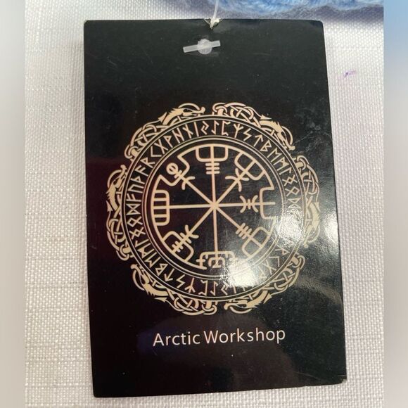 Blue Viking Knit Hat for Babies - Picture 7 of 7